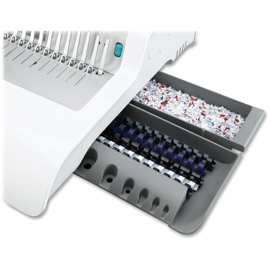 Pulsar Manual Comb Binding System, 300 Sheets, 18.13 x 15.38 x 5.13, White