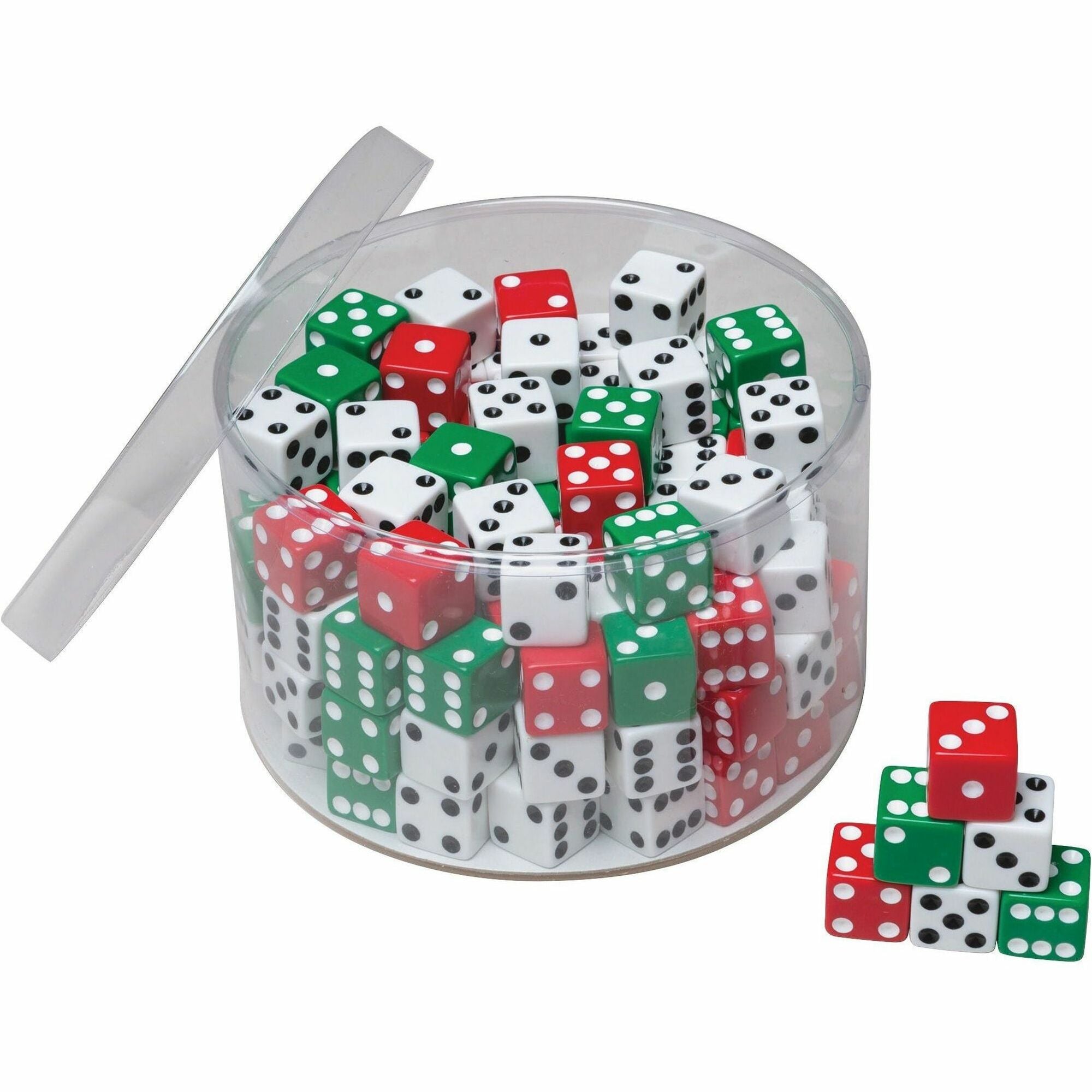 Pacon Drum of Dice - 4 Year & Up Age - 144 Pieces - 144 / Pack - Assorted