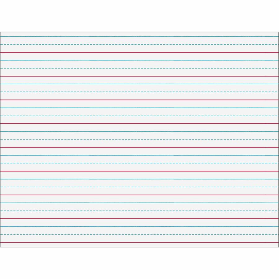 pacon-grades-k-1-multi-sensory-handwriting-tablet-letter-11-x-85-wide-rule-100-sheets-pack-white_pac2471 - 5