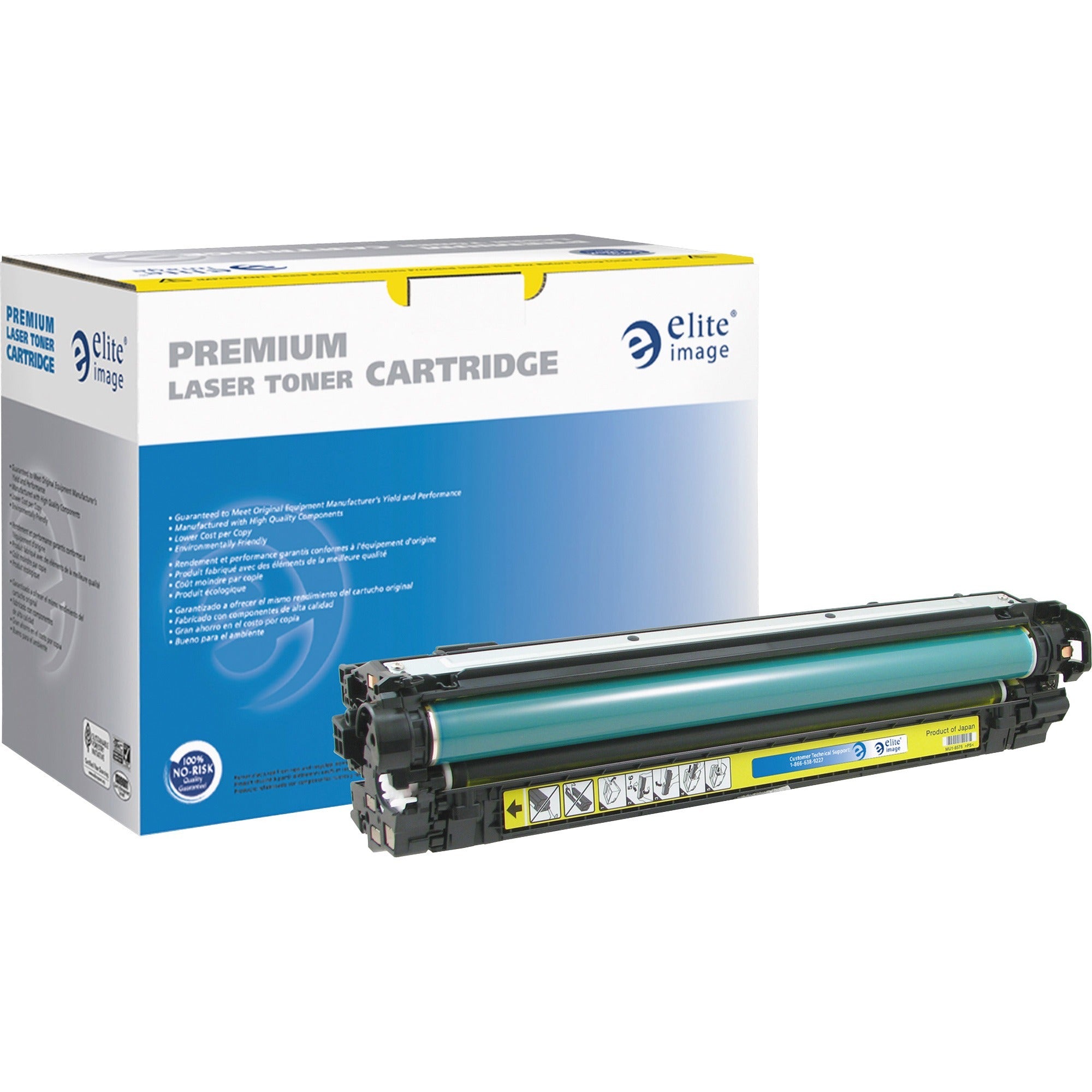 Elite Image Remanufactured Laser Toner Cartridge - Alternative for HP 650A (CE272A) - Yellow - 1 Each - 15000 Pages - 1
