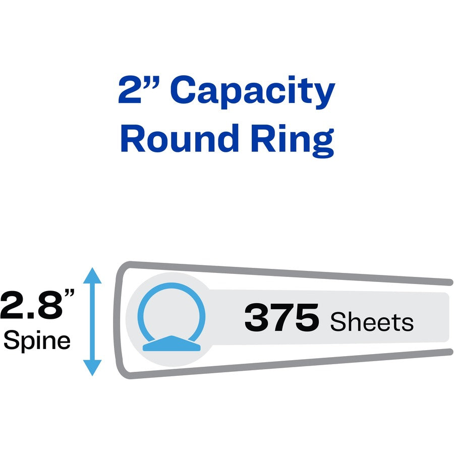 avery-economy-binder-2-binder-capacity-letter-8-1-2-x-11-sheet-size-375-sheet-capacity-3-x-round-ring-fasteners-2-pockets-polypropylene-pacific-blue-recycled-pocket-lightweight-12-carton_ave11780 - 2