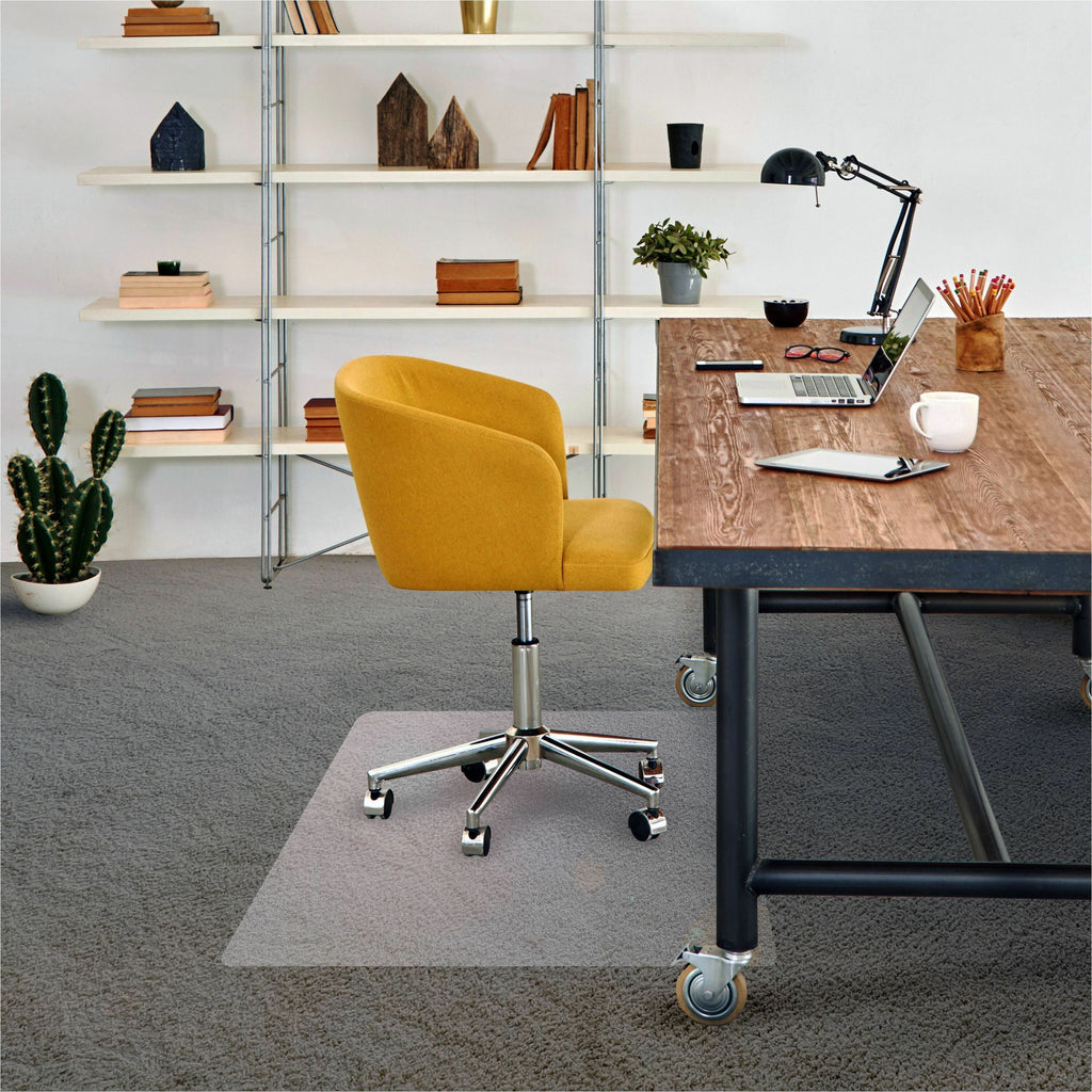 Cleartex Advantagemat Phthalate Free PVC Chair Mat for Low Pile Carpet, 60 x 48, Clear