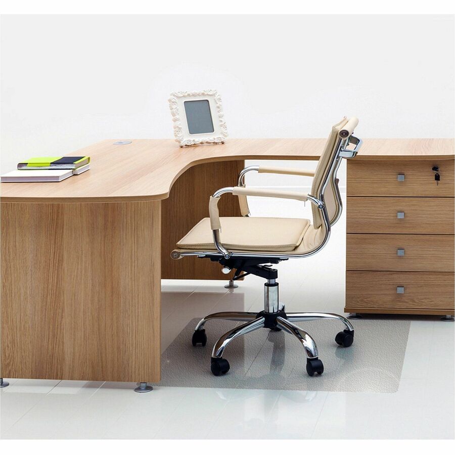 Advantagemat Phthalate Free Vinyl Rectangular Chair Mat for Hard Floor - 48" x 60" - Hard Floor, Home, Office, Chair - 60" Length x 48" Width x 0.080" Depth x 0.080" Thickness - Rectangular - Polyvinyl Chloride (PVC), Polyethylene Terephthalate