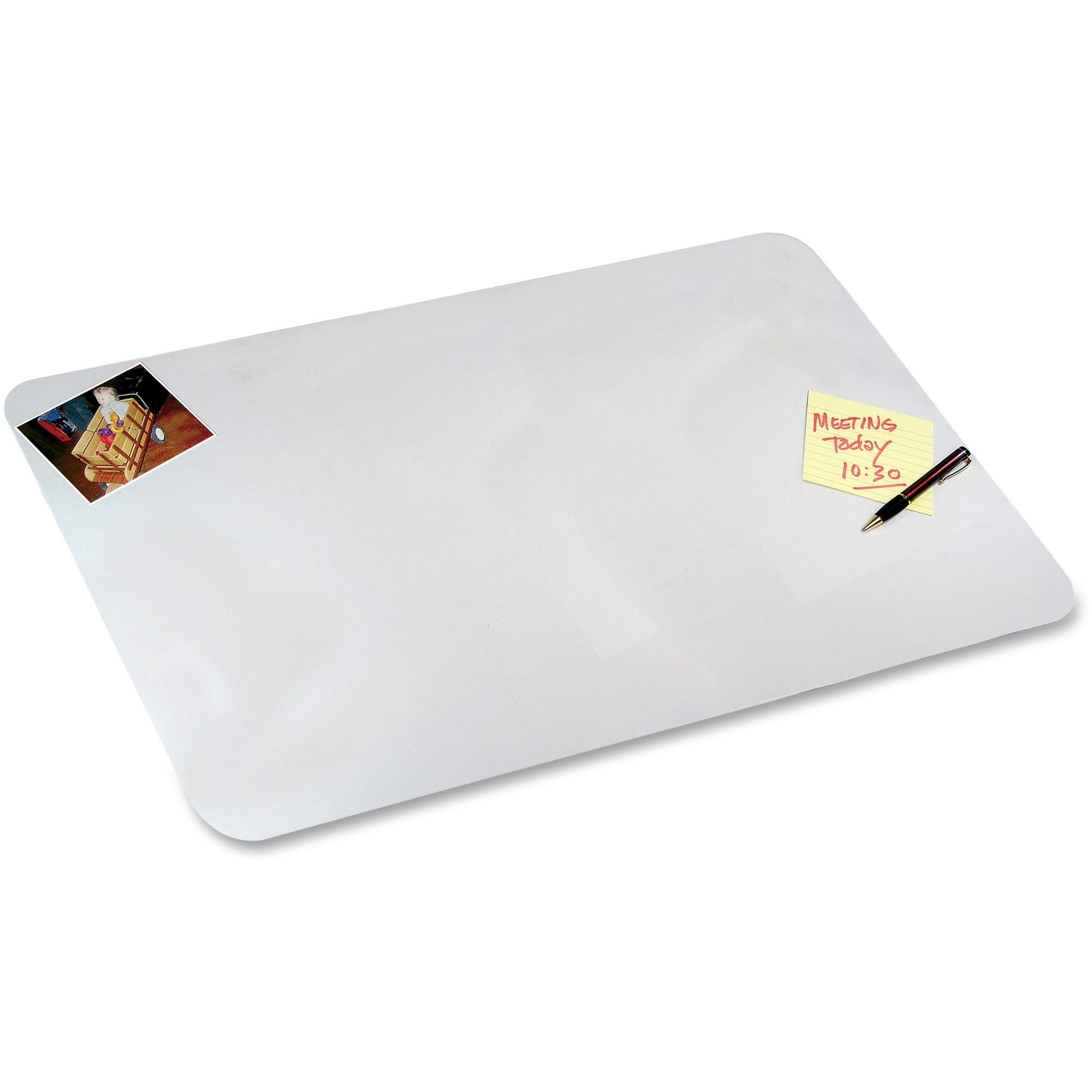 Desk Pad with Antimicrobial Protection, 20 x 36, Frosted