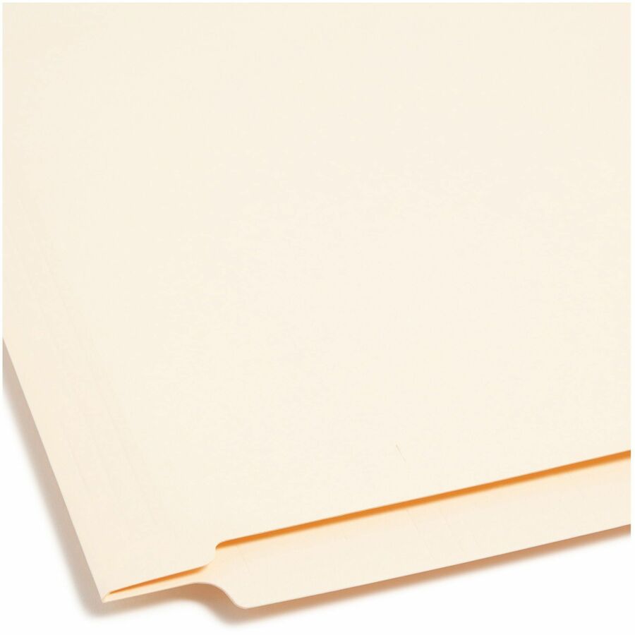 TUFF Laminated Fastener Folders with Reinforced Tab, 0.75" Expansion, 2 Fasteners, Letter Size, Manila Exterior, 50/Box