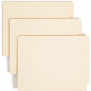 TUFF Laminated Fastener Folders with Reinforced Tab, 0.75" Expansion, 2 Fasteners, Letter Size, Manila Exterior, 50/Box
