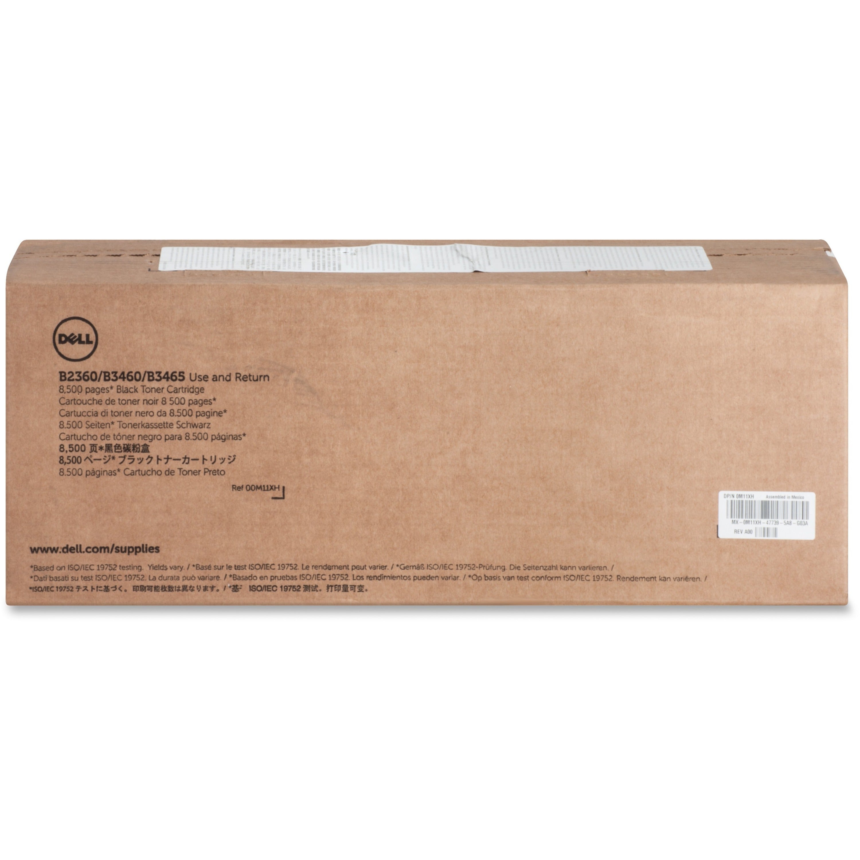 Dell Original Standard Yield Laser Toner Cartridge - Black - 1 Each - 8500 Pages - 