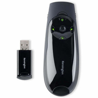 Presenter Expert Wireless Cursor Control with Green Laser, Class 2, 150 ft Range, Black