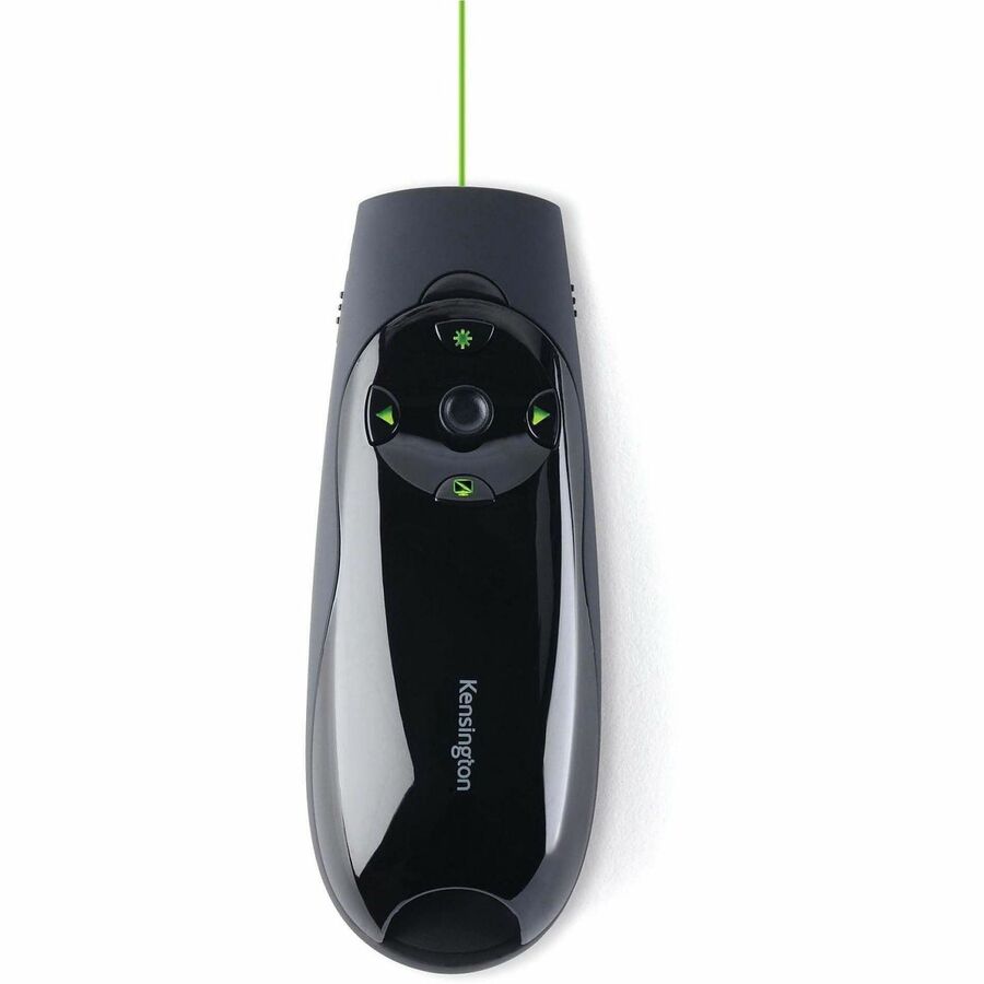 Presenter Expert Wireless Cursor Control with Green Laser, Class 2, 150 ft Range, Black