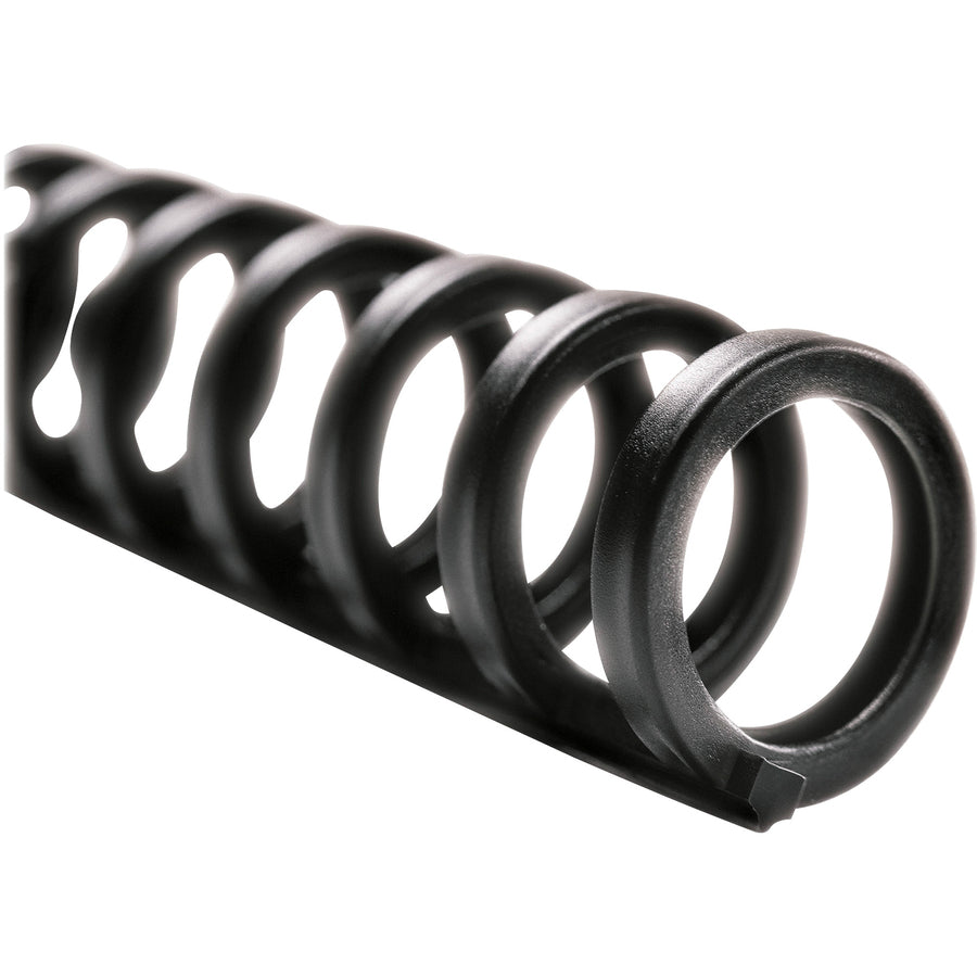 ProClick Easy Edit Spines, 5/8" Diameter, 110 Sheet Capacity, Black, 100/Box
