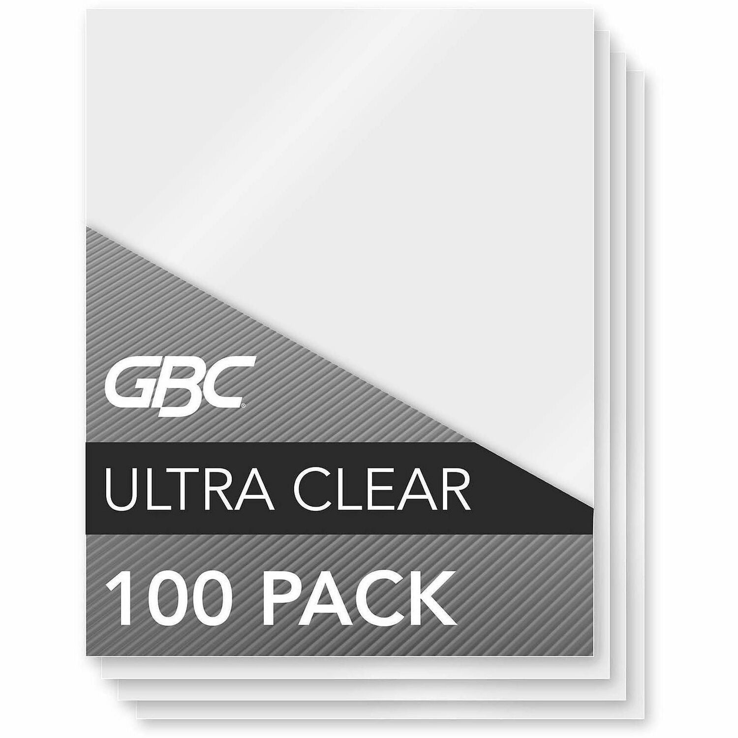 UltraClear Thermal Laminating Pouches, 3 mil, 9" x 11.5", Gloss Clear, 100/Pack