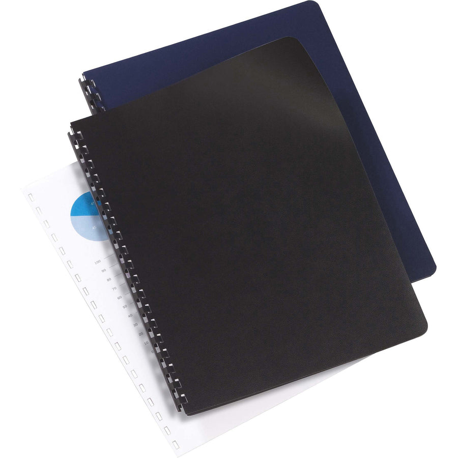 gbc-binding-presentation-covers-113-height-x-88-width-for-letter-8-1-2-x-11-sheet-square-navy-faux-leather-200-box_gbc9742490 - 3