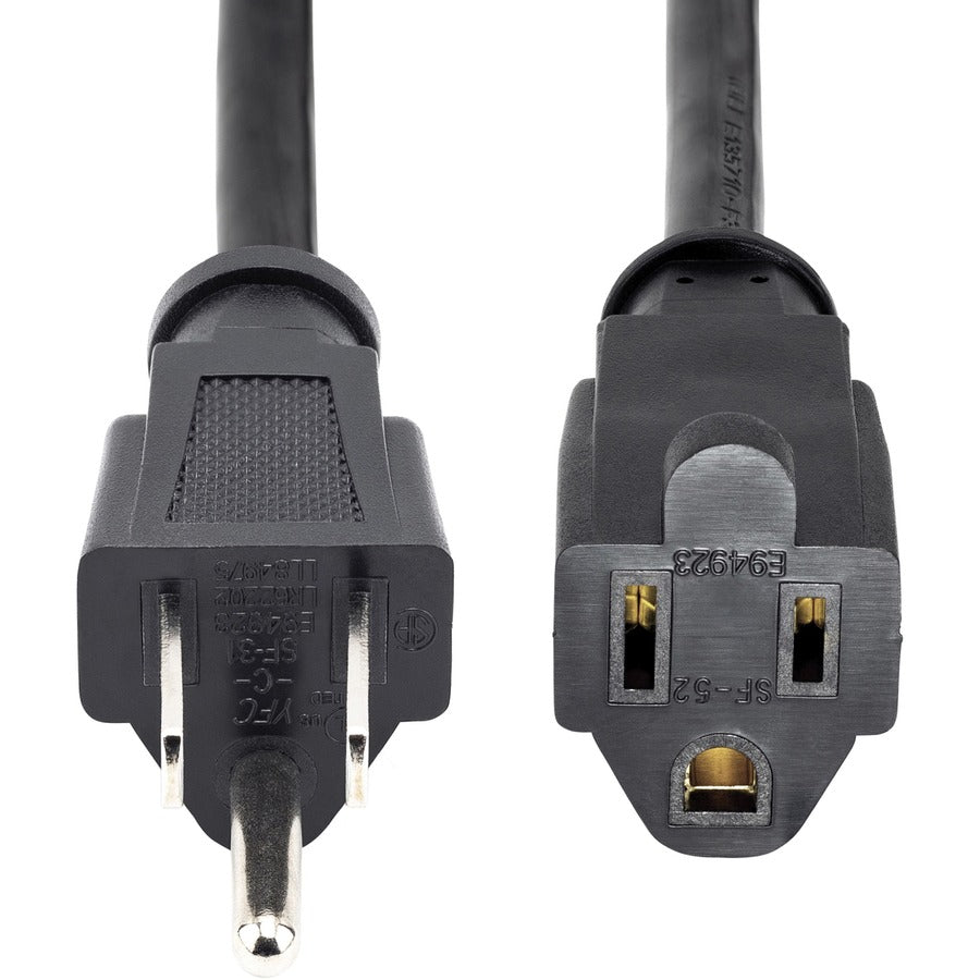 startechcom-3ft-1m-power-extension-cord-nema5-15r-to-nema5-15p-black-extension-cord-13a-125v-16awg-computer-power-extension-cable-ac-power-extension-cord-3ft-1m-16awg-power-supply-extension-cable-nema-5-15r-to-nema-5-15p-connectors;-125v-at_stcpac1013 - 3