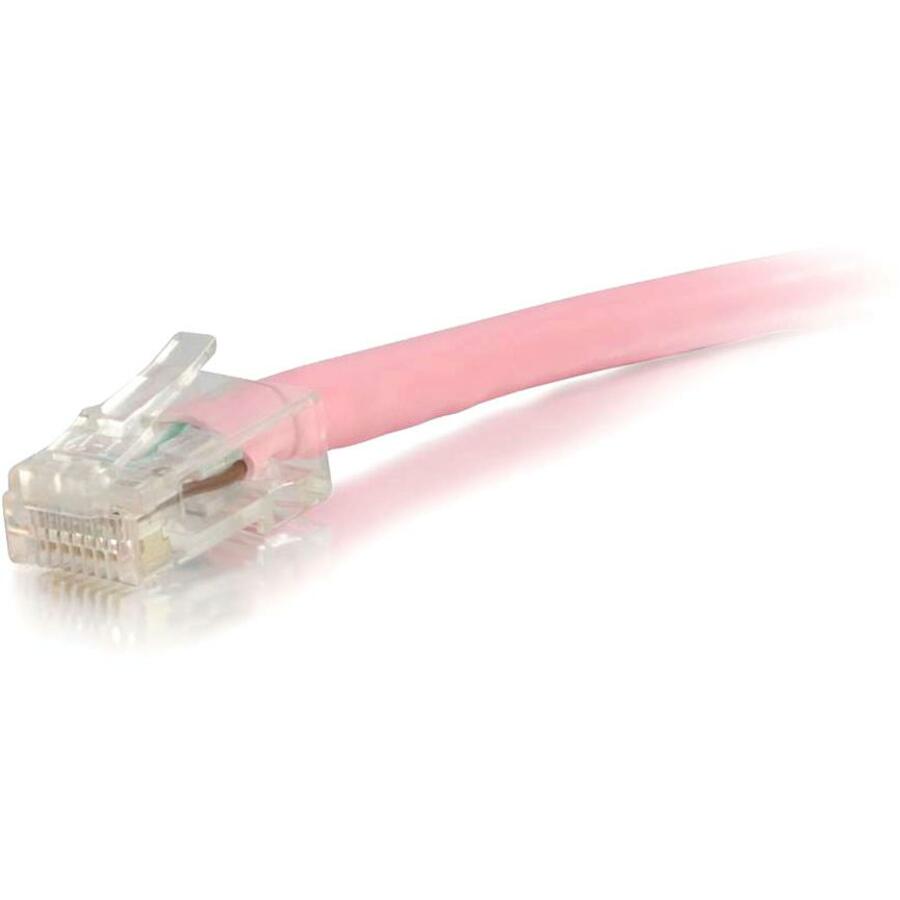 C2G 5 ft Cat6 Non Booted UTP Unshielded Network Patch Cable - Pink - 5 ft Category 6 Network Cable for Network Device - First End: 1 x RJ-45 Network - Male - Second End: 1 x RJ-45 Network - Male - Patch Cable - Pink - 1 Each - 1