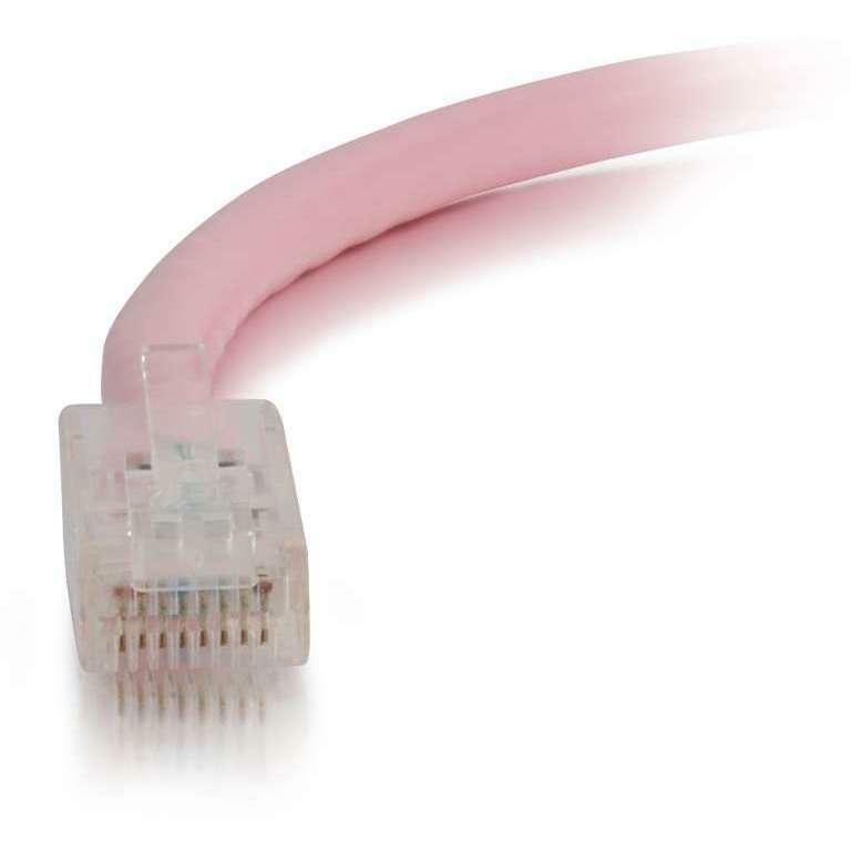 C2G 15 ft Cat6 Non Booted UTP Unshielded Network Patch Cable - Pink - 15 ft Category 6 Network Cable for Network Device - First End: 1 x RJ-45 Network - Male - Second End: 1 x RJ-45 Network - Male - Patch Cable - Pink - 1 Each - 2