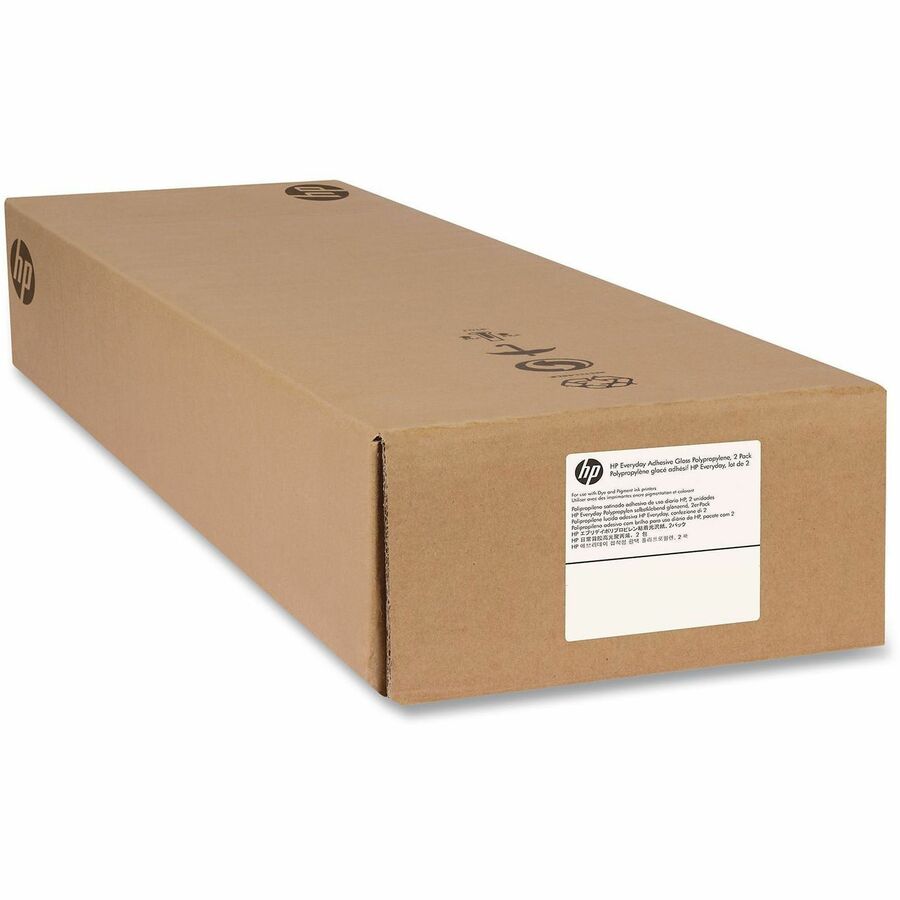 Universal Adhesive Vinyl, 2" Core, 36" x 66 ft, Vinyl White, 2/Pack