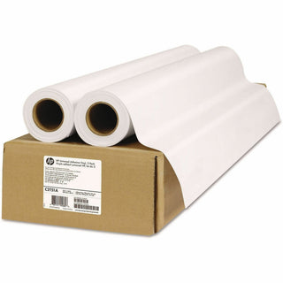 Universal Adhesive Vinyl, 2" Core, 36" x 66 ft, Vinyl White, 2/Pack