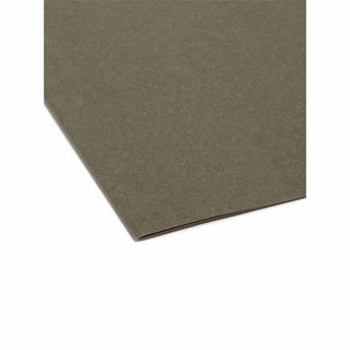 FasTab Hanging Folders, Letter Size, 1/3-Cut Tabs, Standard Green, 20/Box