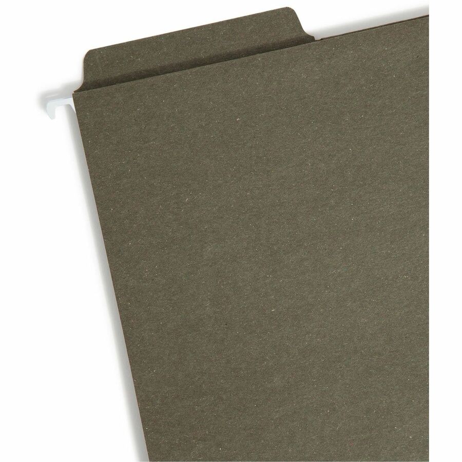 FasTab Hanging Folders, Letter Size, 1/3-Cut Tabs, Standard Green, 20/Box