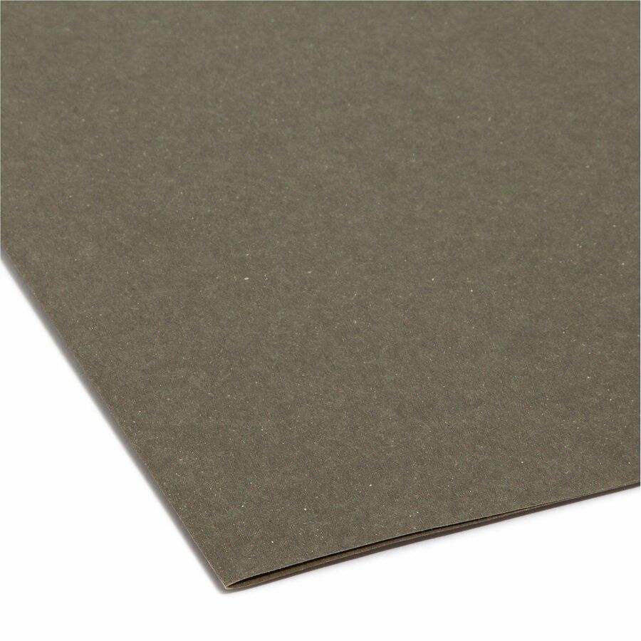 FasTab Hanging Folders, Letter Size, 1/3-Cut Tabs, Standard Green, 20/Box