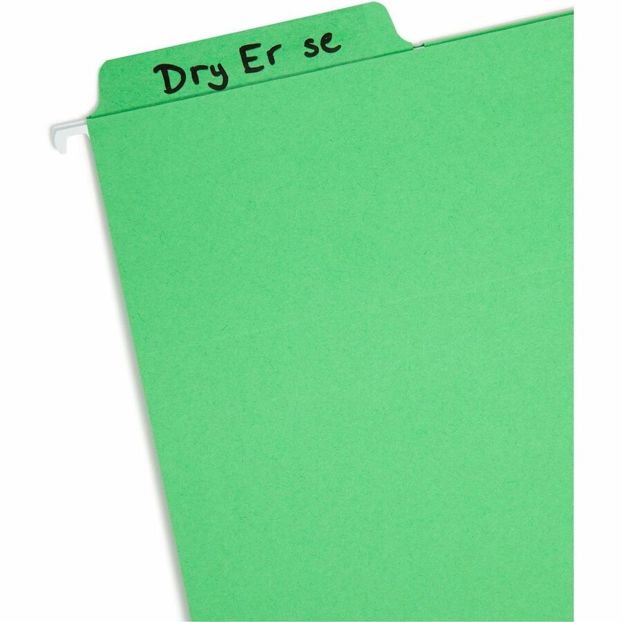 Erasable Folders, Letter Size, 1/3-Cut Tabs, Assorted Colors, 18/Box