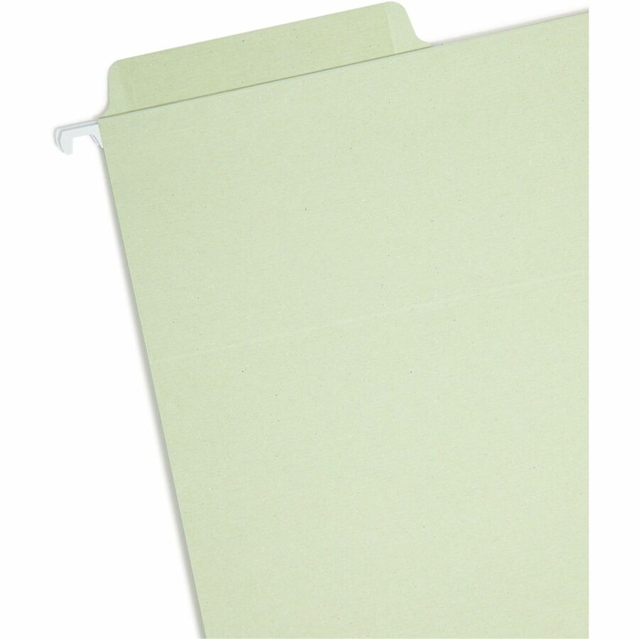 Erasable FasTab Hanging Folders, Letter Size, 1/3-Cut Tabs, Moss, 20/Box