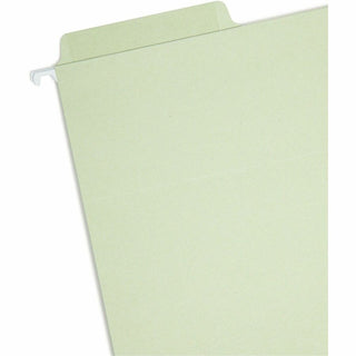 Erasable FasTab Hanging Folders, Letter Size, 1/3-Cut Tabs, Moss, 20/Box