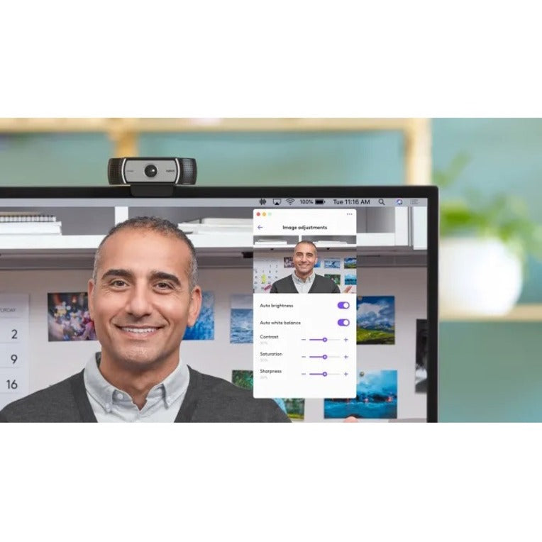 C930e HD Webcam, 1920 pixels x 1080 pixels, 2 Mpixels, Black