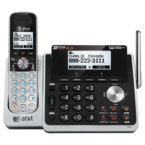 TL88102 Cordless Digital Answering System, Base and Handset