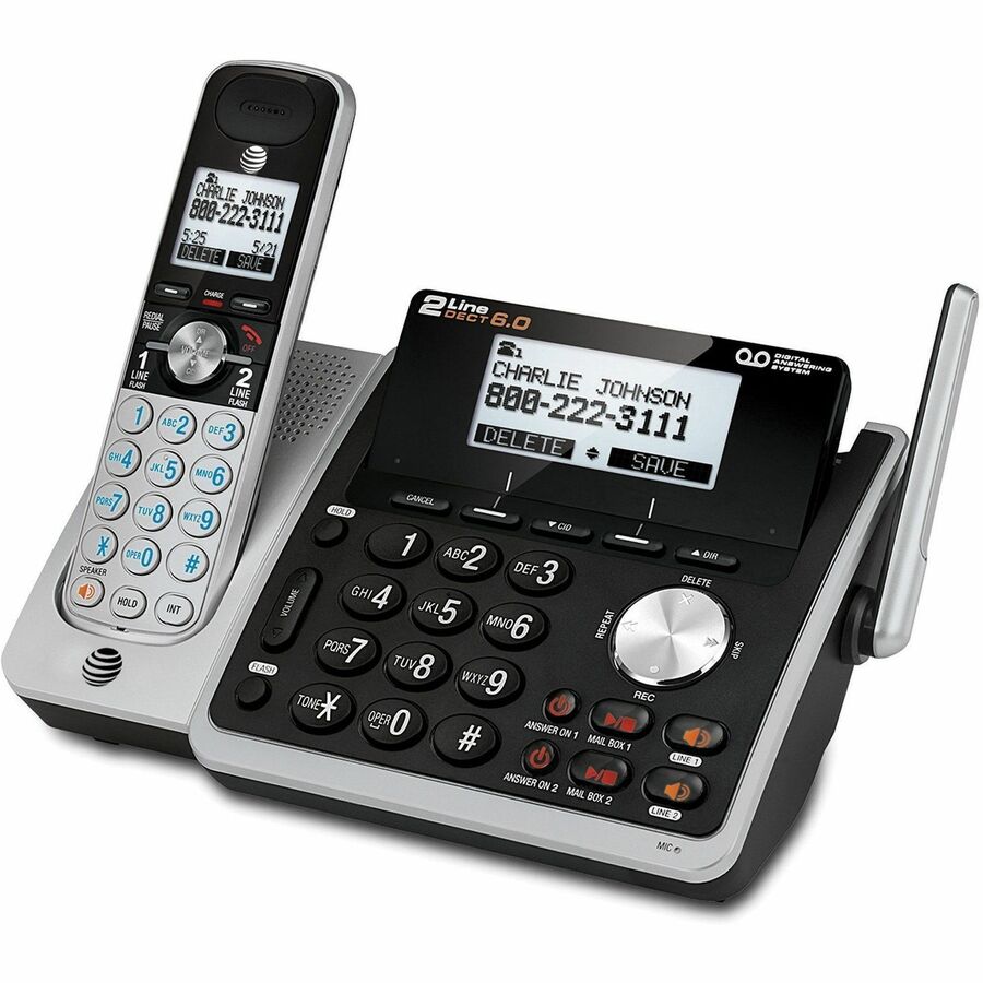 TL88102 Cordless Digital Answering System, Base and Handset