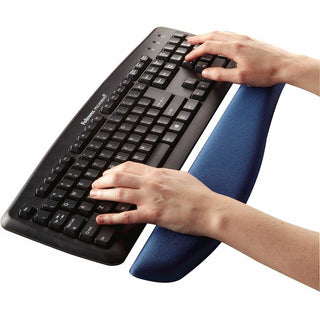 PlushTouch Keyboard Wrist Rest, 18.12 x 3.18, Blue