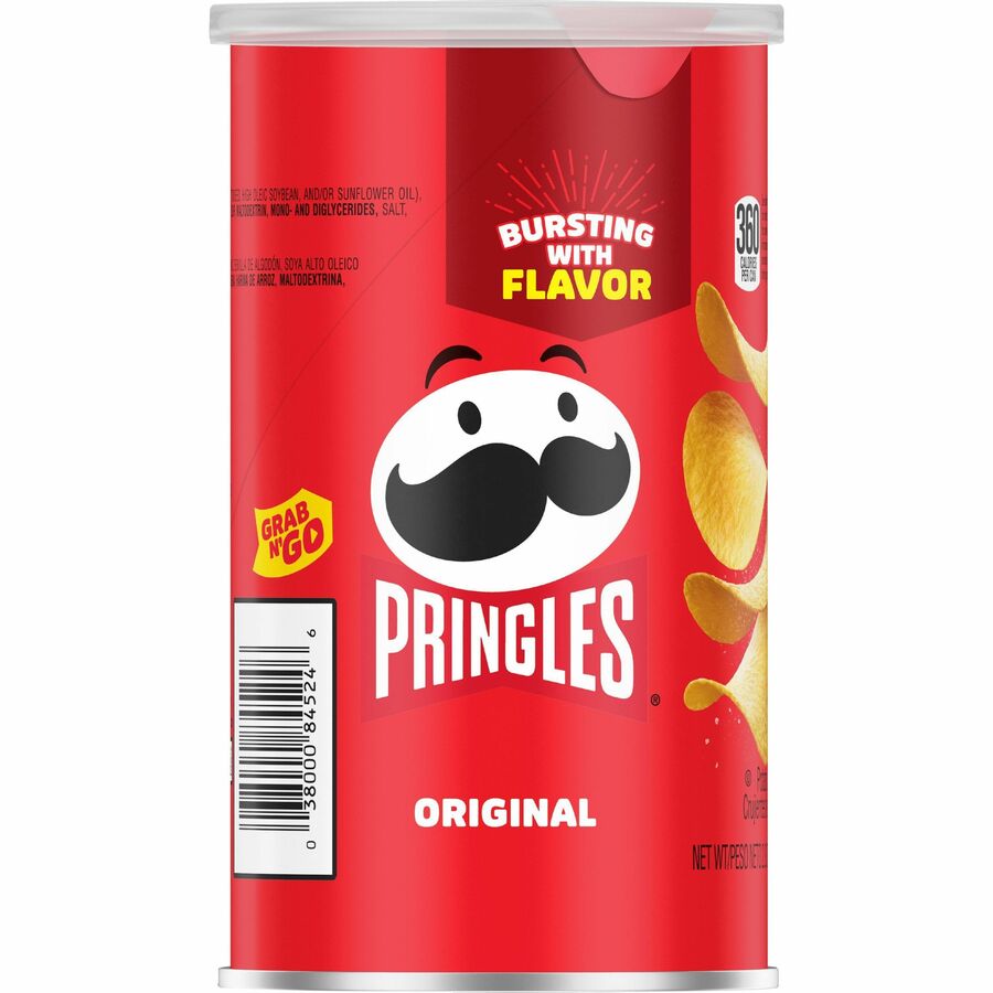 Pringles Original - Original - Can - 1 Serving Can - 2.38 oz - 12 / Carton