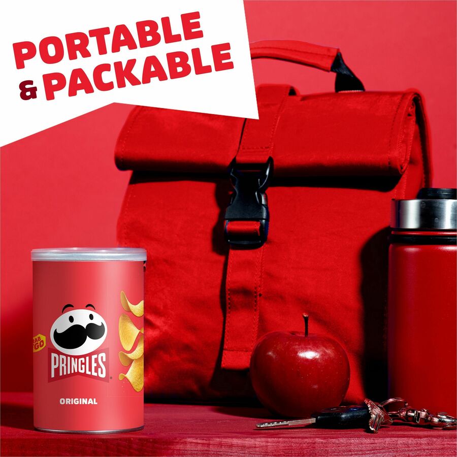 Pringles Original - Original - Can - 1 Serving Can - 2.38 oz - 12 / Carton