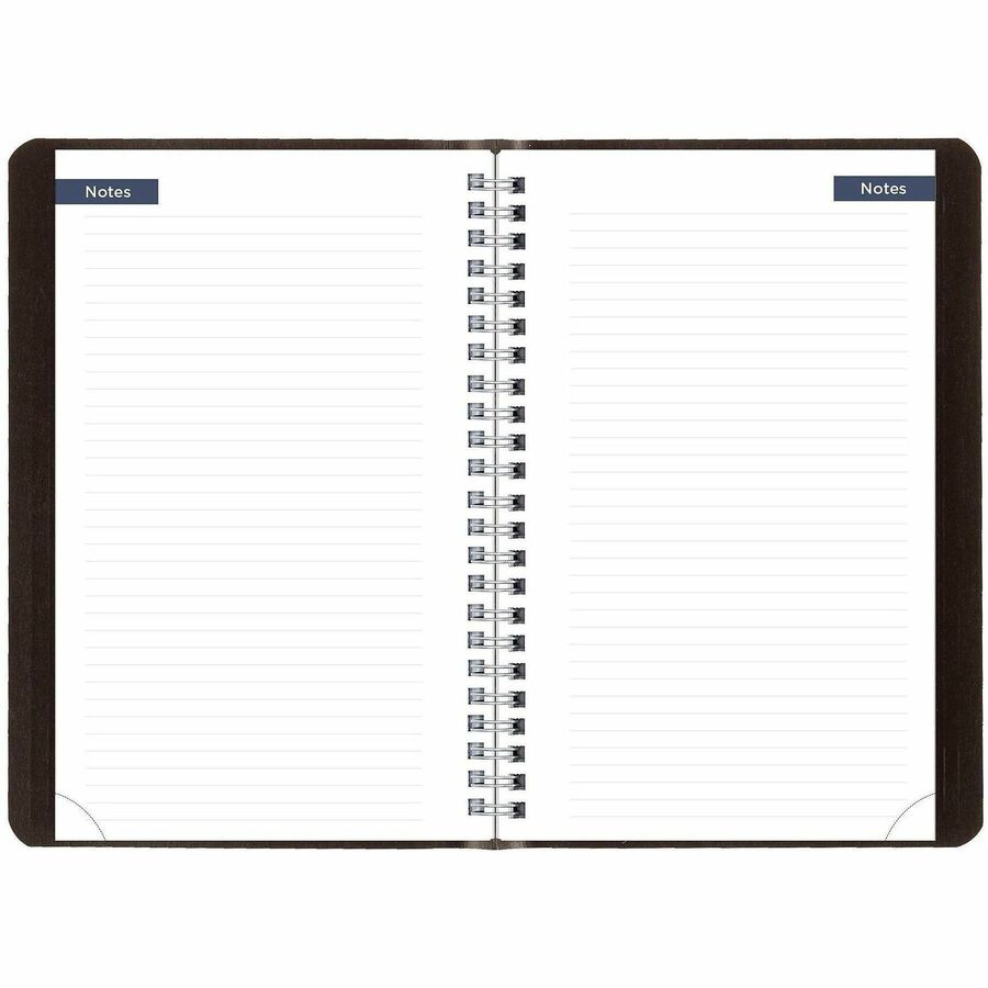 Academic Weekly/Monthly Planner, 8 x 5, Black Cover, 13-Month (Jul to Aug): 2023 to 2024