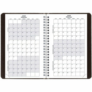 Academic Weekly/Monthly Planner, 8 x 5, Black Cover, 13-Month (Jul to Aug): 2023 to 2024