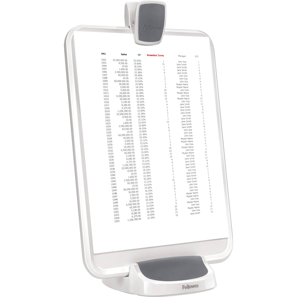 fellowes-i-spire-series-document-lift-support-850-x-11-media-vertical-horizontal-146-x-95-x-6-x-acrylonitrile-butadiene-styrene-abs-1-each-gray-white_fel9311503 - 1