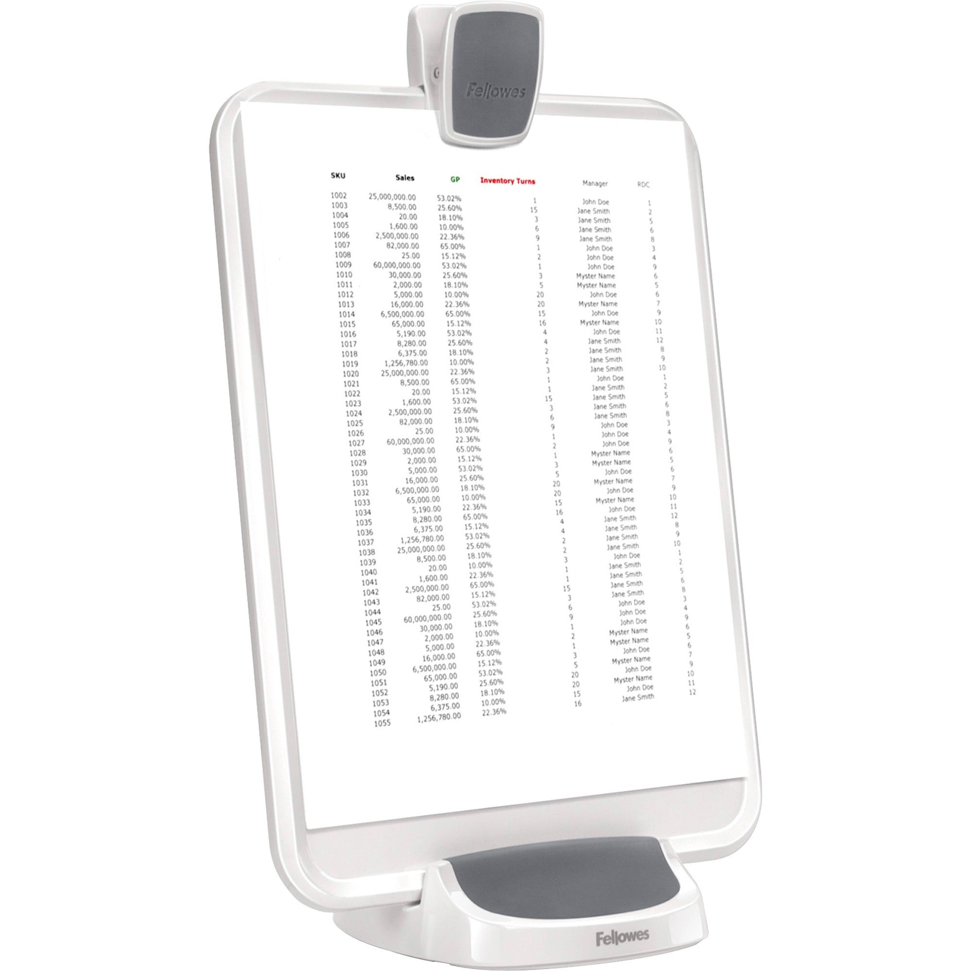 fellowes-i-spire-series-document-lift-support-850-x-11-media-vertical-horizontal-146-x-95-x-6-x-acrylonitrile-butadiene-styrene-abs-1-each-gray-white_fel9311503 - 1