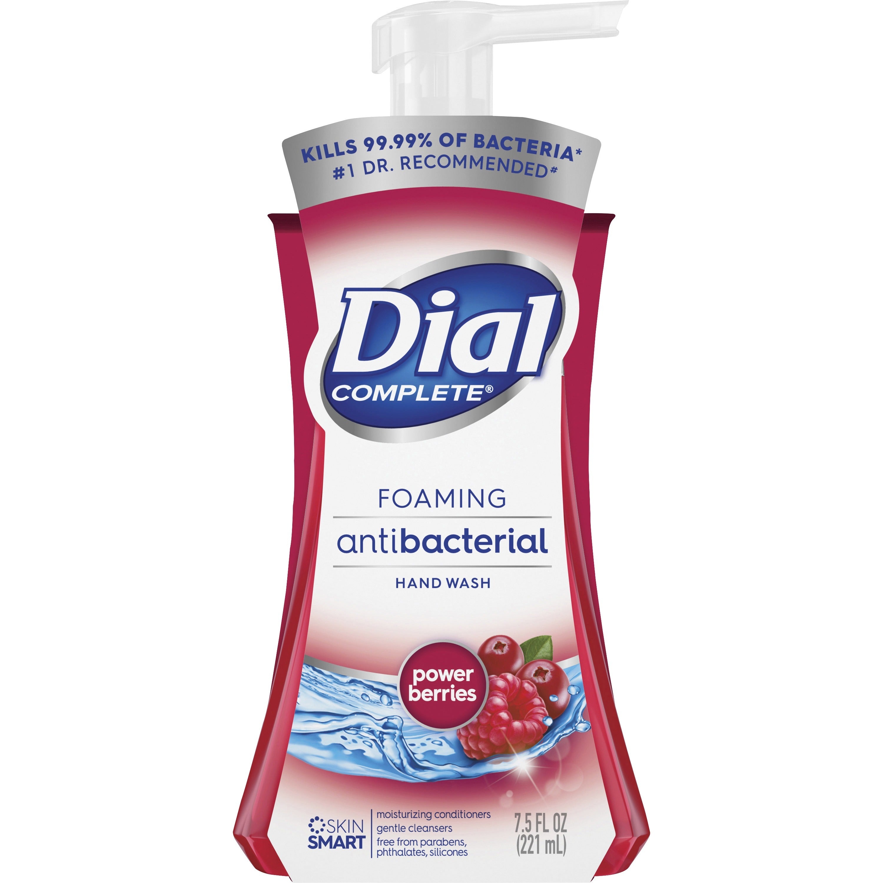 Antibacterial Foaming Hand Wash, Power Berries, 7.5 oz Pump Bottle