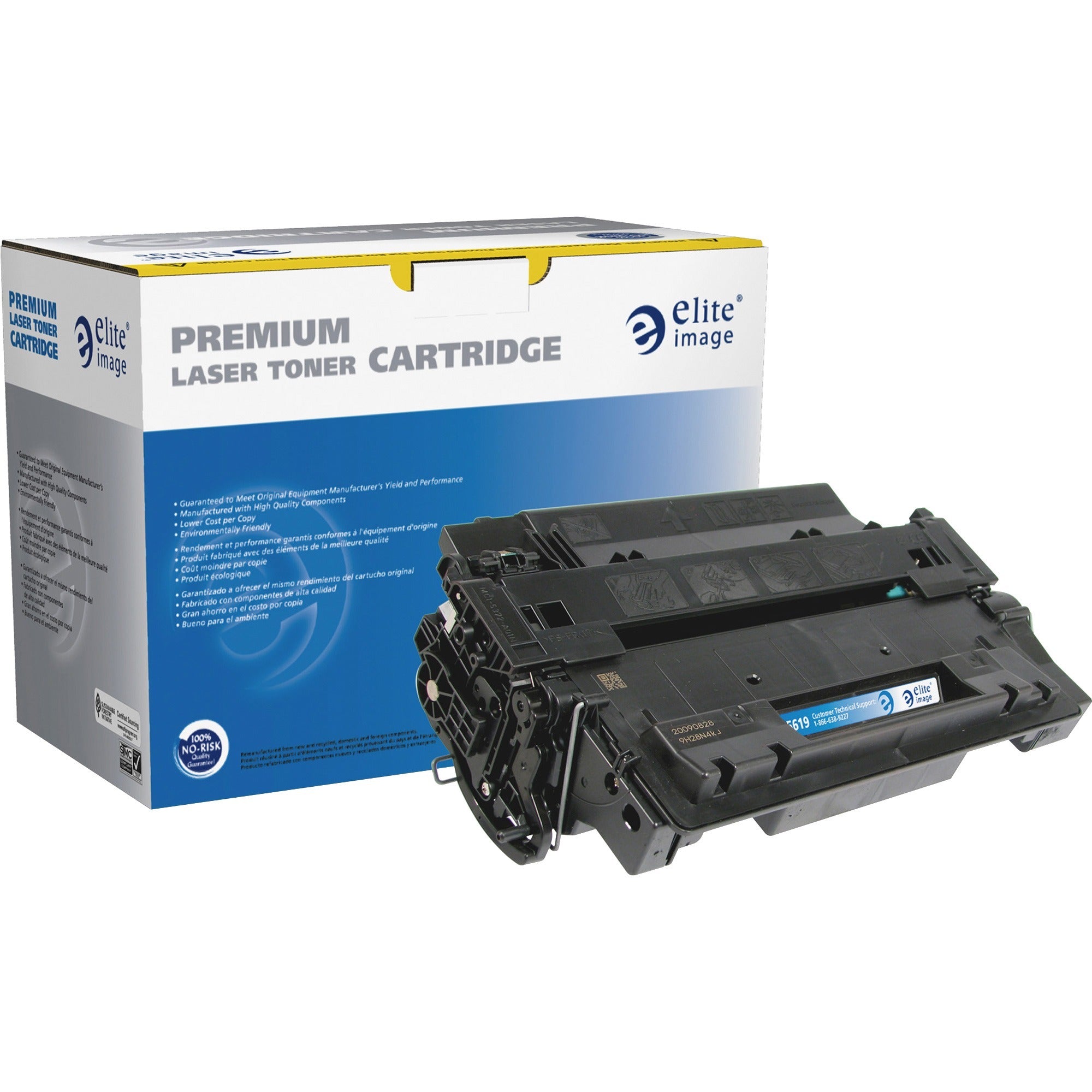 Elite Image Remanufactured Toner Cartridge - Alternative for HP 55X (CE255X) - Laser - Ultra High Yield - Black - 20000 Pages - 1 Each - 1
