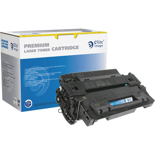 Elite Image Remanufactured MICR Toner Cartridge - Alternative for HP 55X (CE255X) - Laser - High Yield - Black - 12500 Pages - 1 Each - 1