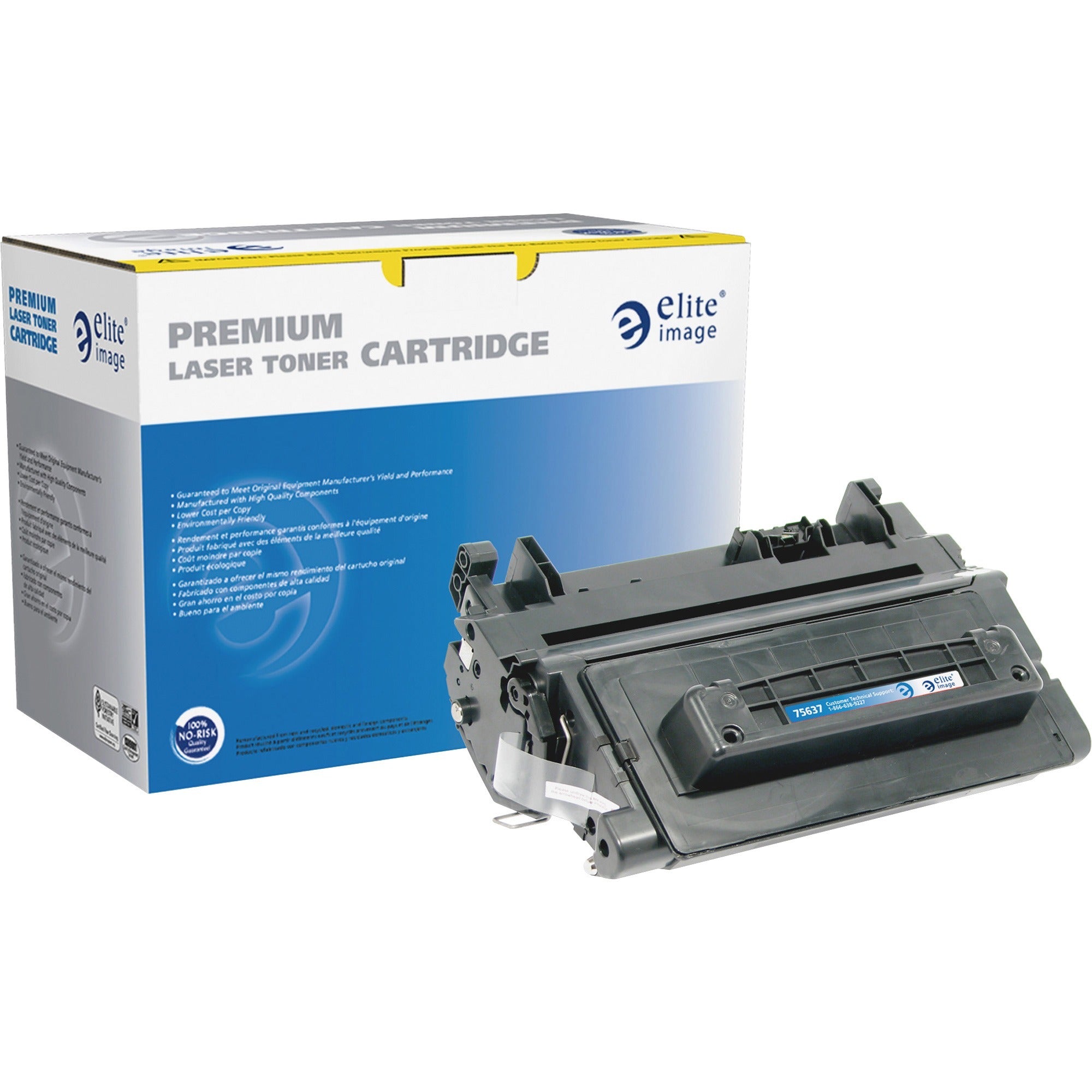 Elite Image Remanufactured MICR Toner Cartridge - Alternative for HP 90A (CE390A) - Laser - 10000 Pages - Black - 1 Each - 1