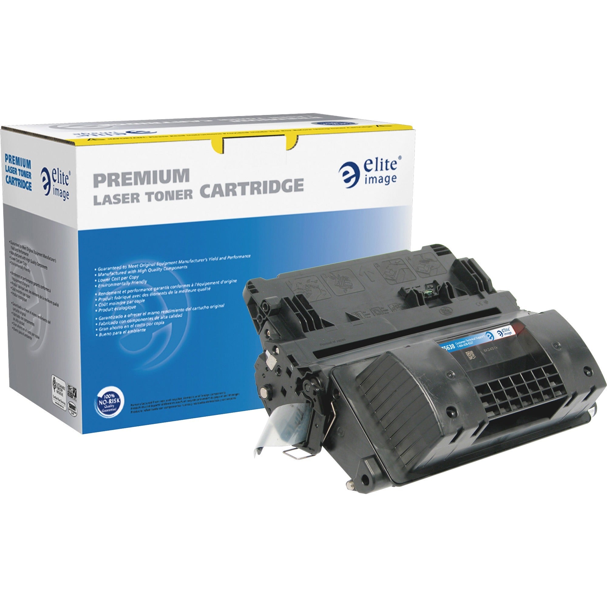 Elite Image Remanufactured MICR Toner Cartridge - Alternative for HP 90X (CE390X) - Laser - High Yield - Black - 24000 Pages - 1 Each - 1