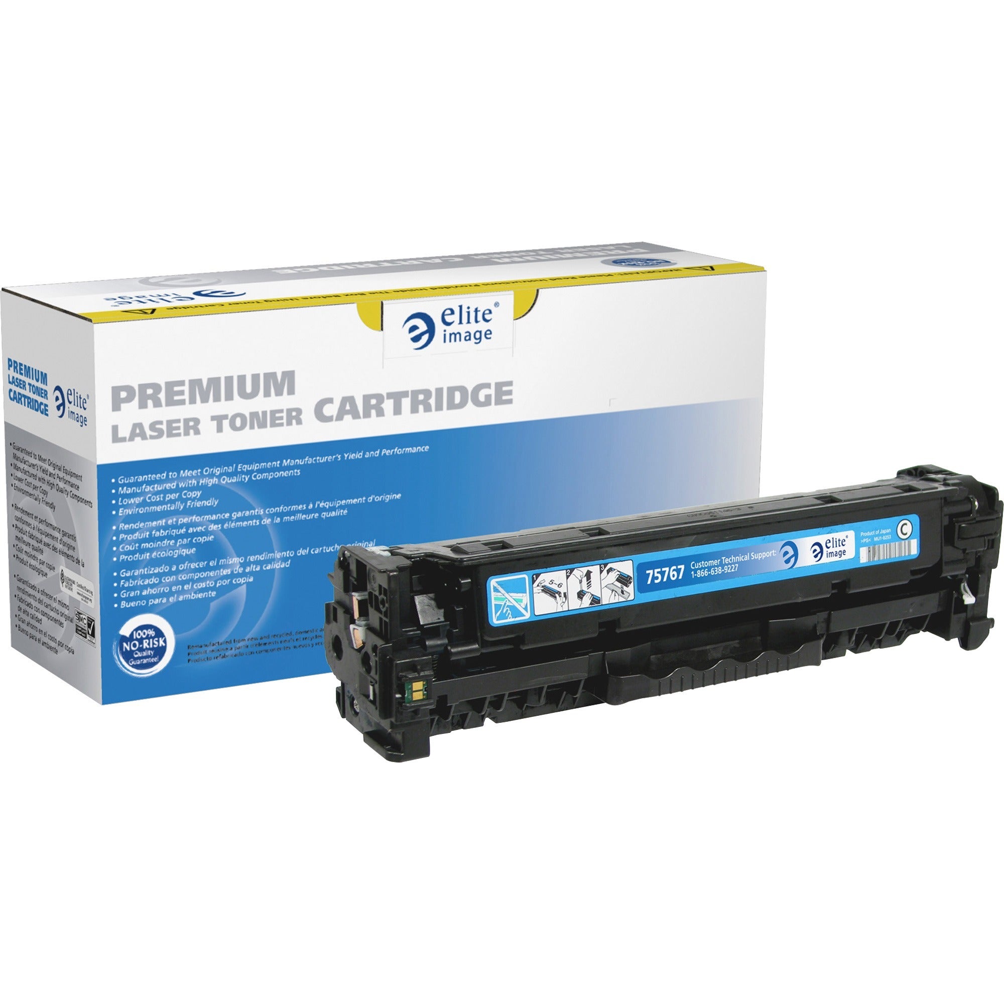 elite-image-remanufactured-toner-cartridge-alternative-for-canon-crtdg118cyn-laser-2800-pages-cyan-1-each_eli75767 - 1