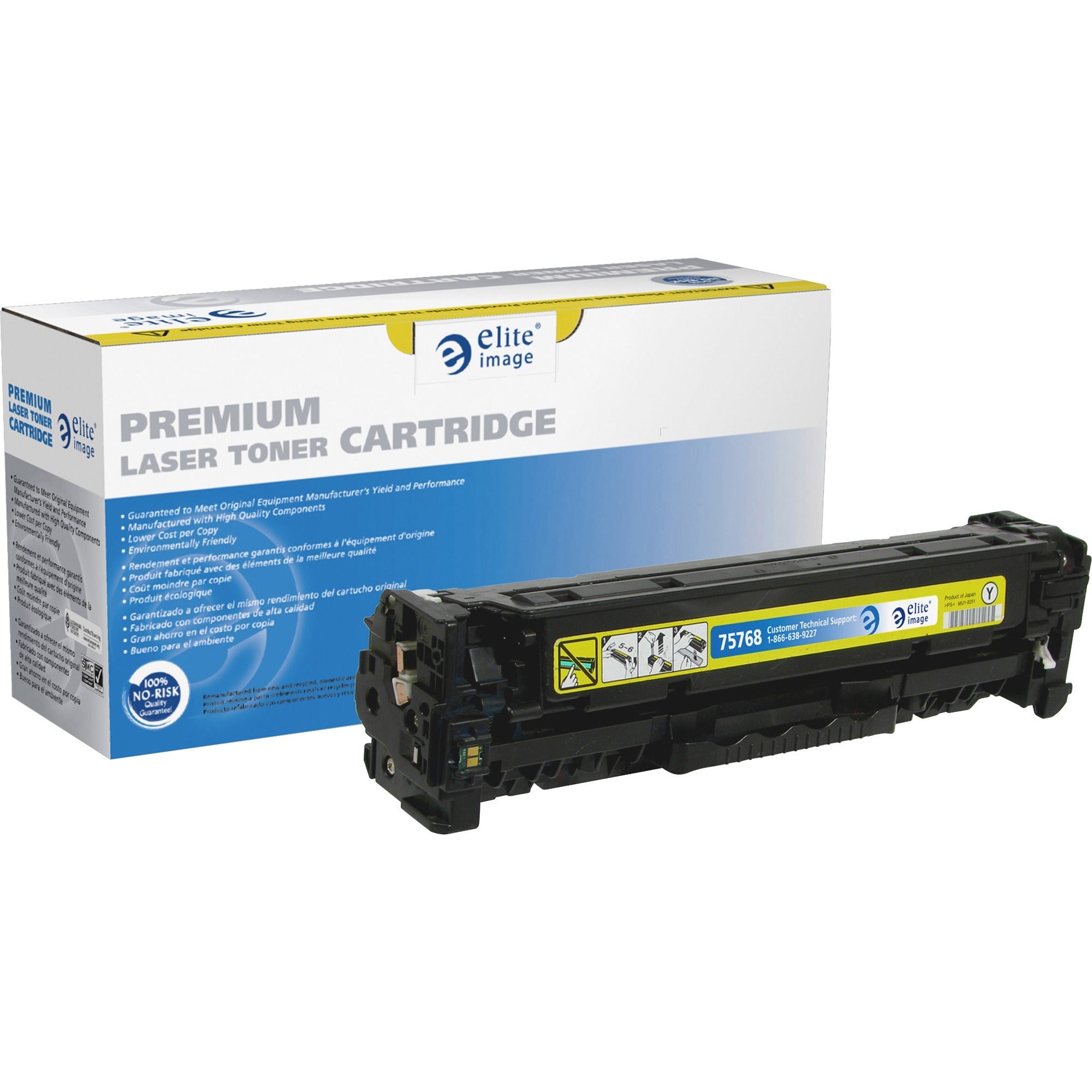 elite-image-remanufactured-toner-cartridge-alternative-for-canon-crtdg118yw-laser-2800-pages-yellow-1-each_eli75768 - 1