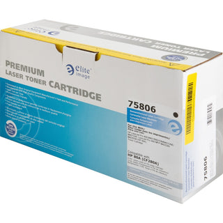 Elite Image Remanufactured Toner Cartridge - Alternative for HP 80A (CF280A) - Laser - 2700 Pages - Black - 1 Each