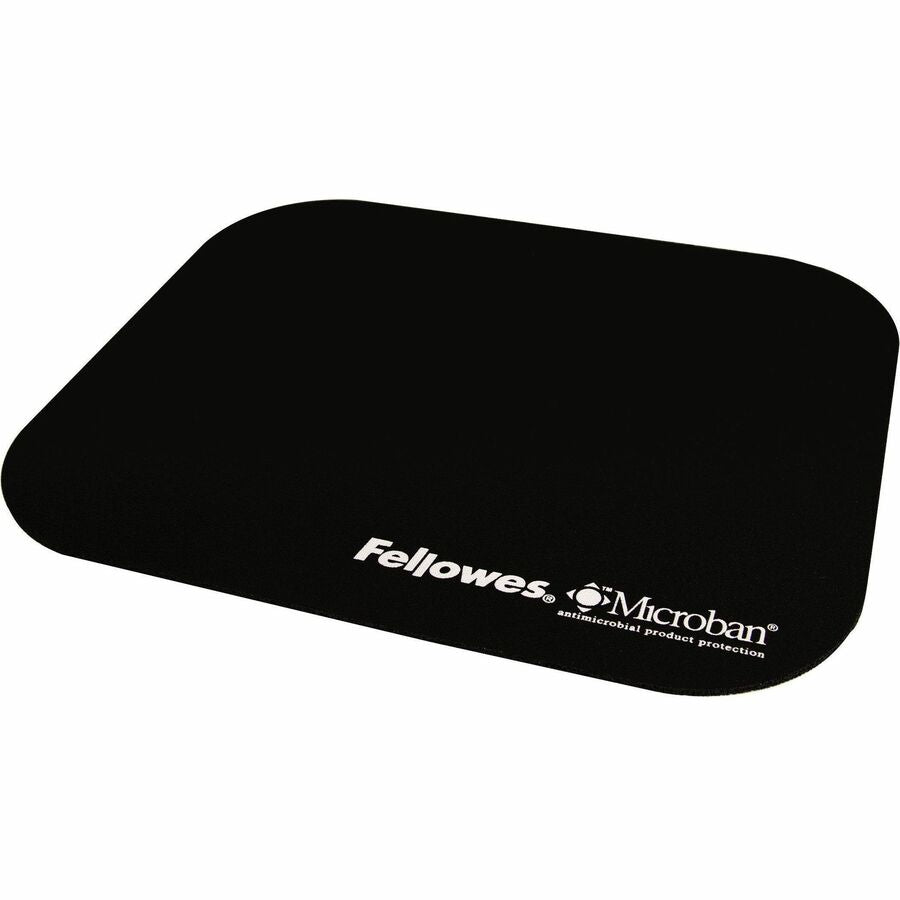 Mouse Pad with Microban Protection, 9 x 8, Black