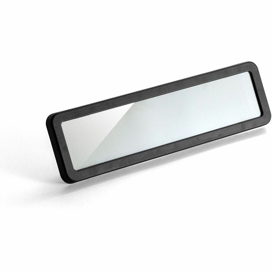 Lorell Recycled Cubicle Nameplate - 1 Each - 0.9" Width x 2.7" Height - Wall - Plastic - Black