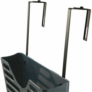 Lorell Partition Hangers - 7" Size - Metal - Black - 1 / Pair