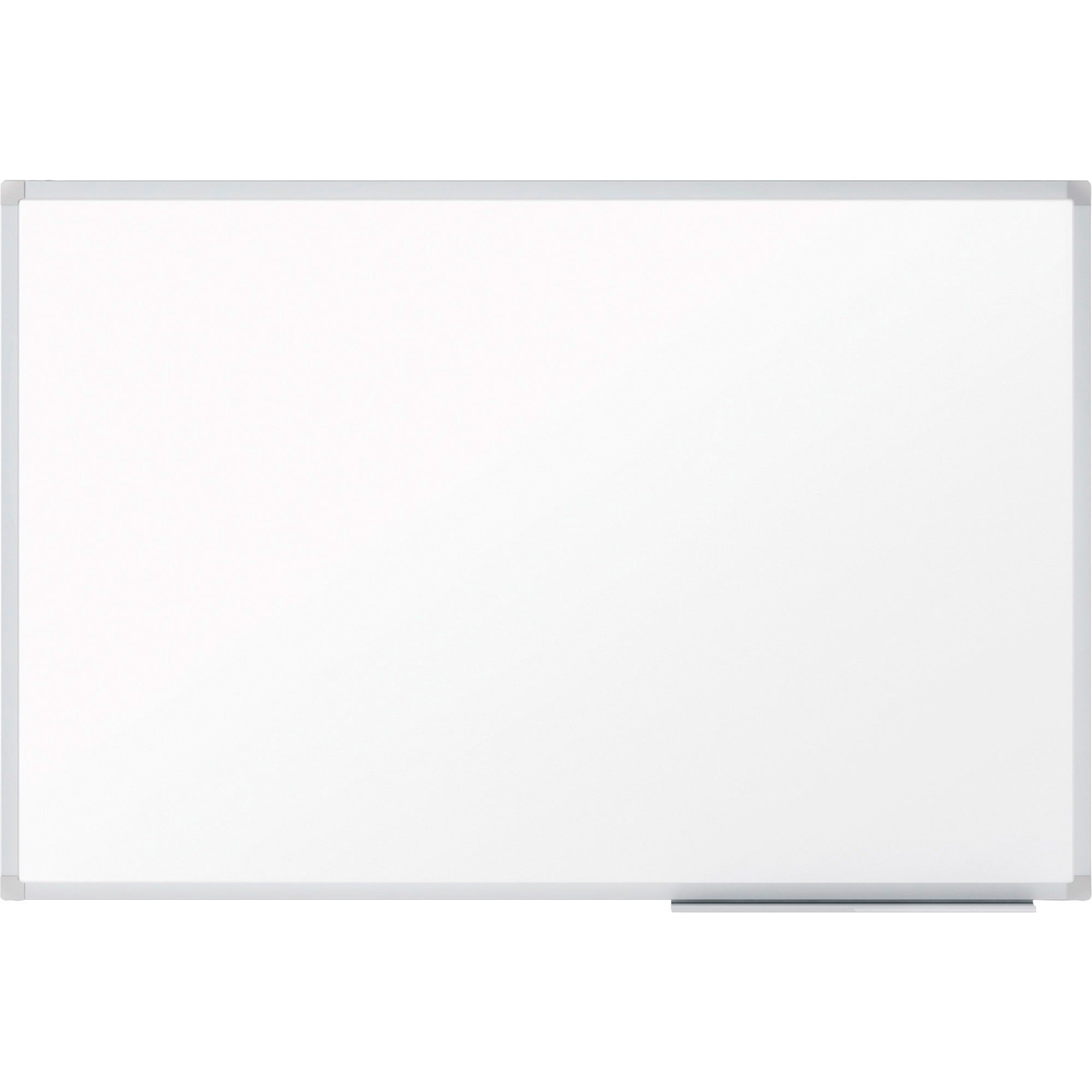 Mead Basic Dry-Erase Board - 48" (4 ft) Width x 36" (3 ft) Height - White Melamine Surface - Silver Aluminum Frame - Durable - 1 Each - 1