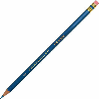 Rubbermaid Col-Erase Colored Pencils - Blue Lead - 1 Dozen - 